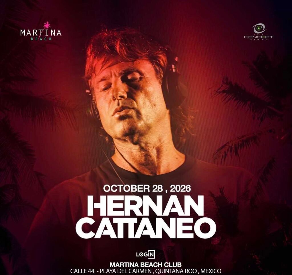 Hernán Cattaneo y su llegada a Playa del Carmen